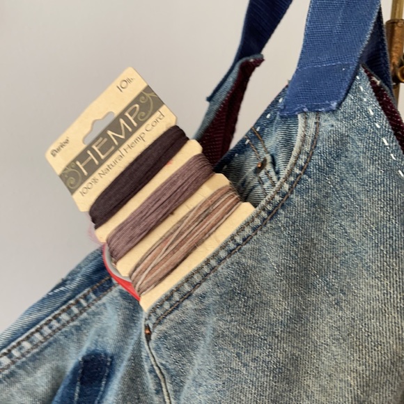 Custom Vintage Jean Handbag New Never Used - Picture 10 of 11